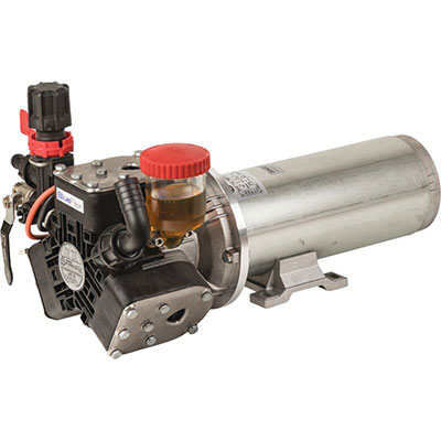 AR piston diaphragm pump with electric motor