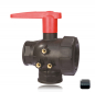 Preview: Arag 3-way Ball Valve Series 455 lifted lever