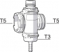 Preview: Arag manifolds with pressure relief valves 4632000300 drawing