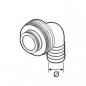 Preview: Arag Hose Connection 90° for series 871-471