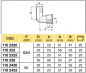 Preview: Arag Hose fitting 90° with 3/4" internal thread