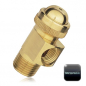 Preview: TeeJet ChemSaver 6140A brass nozzle holder with thread connection