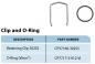 Preview: TeeJet Schnellanschluss O-Ring bis 20 bar