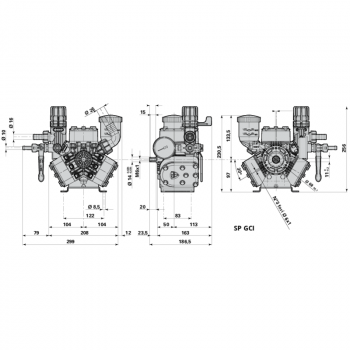 Annovi Reverberi Motor Pump AR 25 BP –12 Volt