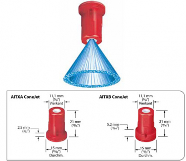 TeeJet ConeJet AITXA ceramic