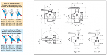 Arag 3-way Ball Valve Series 455 permanent flow - 16 bar | 230 PSI