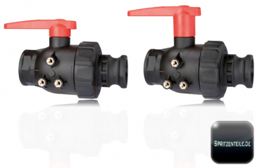 Arag Ball Valve 2-way with Adapter Series 455