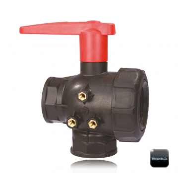 Arag 3-way Ball Valve Series 455 lifted lever