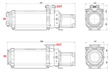 Arag multi-stage centrifugal pump MSP800 scheme