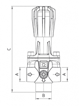 Braglia Druckregler manuell M411 50 bar