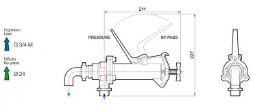 Comet High pressure regulation valve VRS 12150287