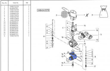 Rau DE attachment MFV for valve Spridomat D3 | VNB3722778