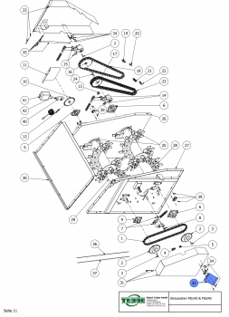 TEBBE Speed sensor cover for gearbox 5710