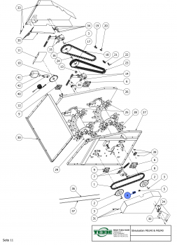 TEBBE chain lock 1” single