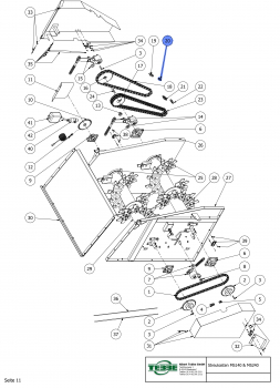 TEBBE Cranked chain link 1¼” single