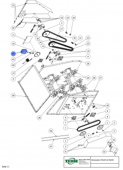 TEBBE chain oiler reservoir Beka-Max