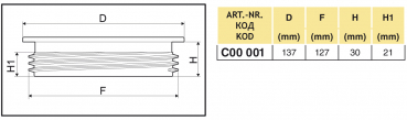 Arag Lid closed ø 137 mm