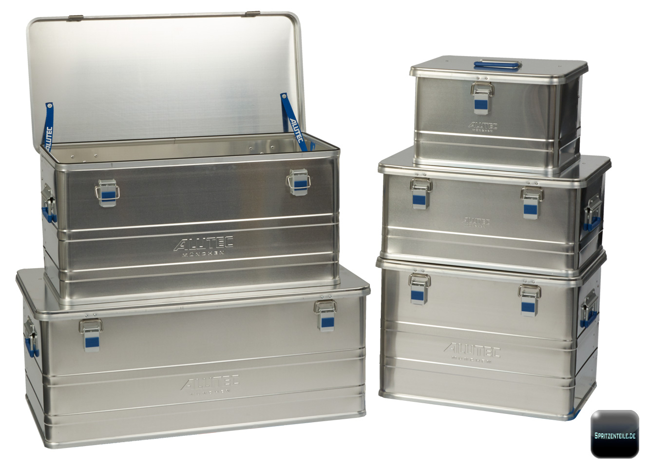 ALUBOX Aluminiumkiste Transportbox 92 Liter 