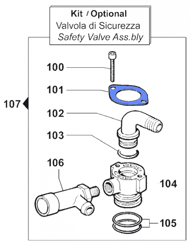 Hose Tail Fixing Plate 2404015600 for Comet BP 241-281 K