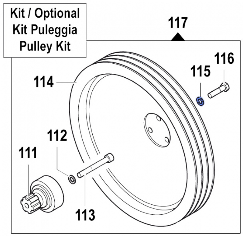 Spring Washer 2811009800 for Comet Pump APS 101-121