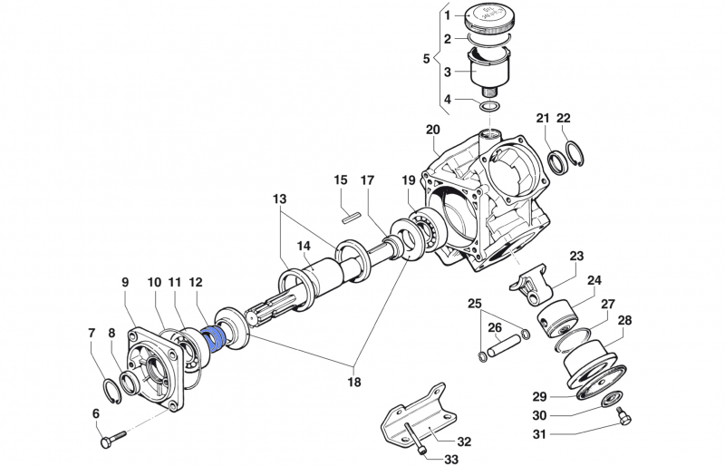 Spacer 0601013200 for Comet BP 151 K - 171 K