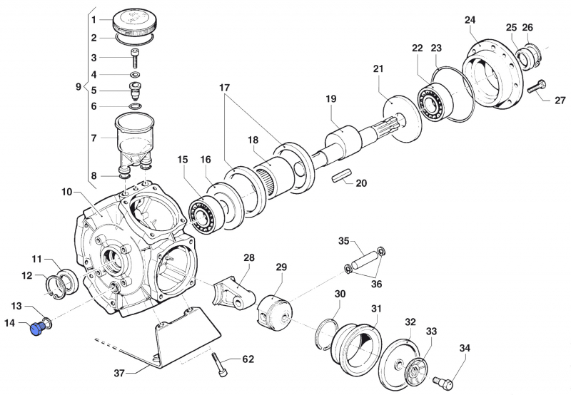 Plug 3200000100 for Comet Pump BP 241-281 K