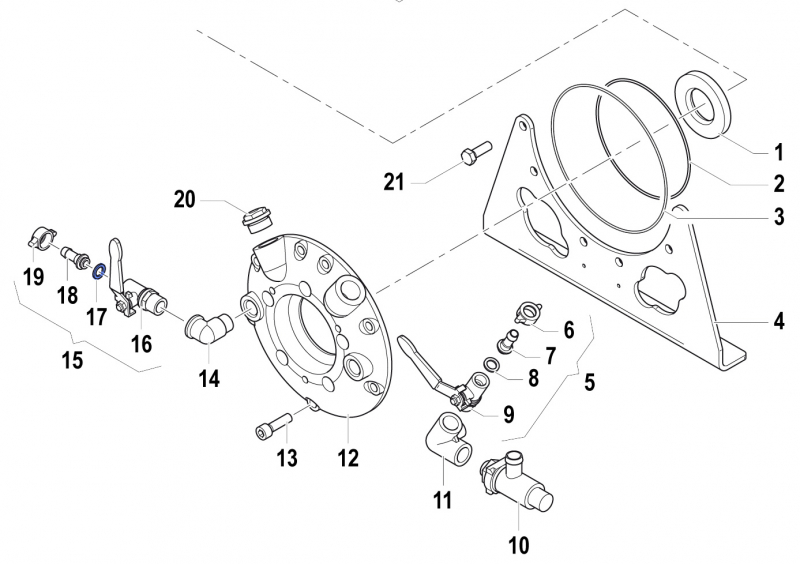 Gasket 1209001300 for Comet Pumps APS 141-166