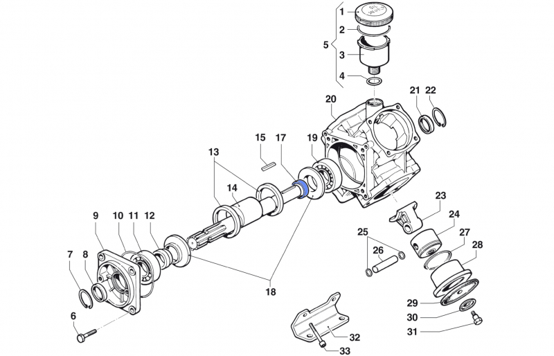 Spacer 0601013400 for Comet BP 151 K - 171 K