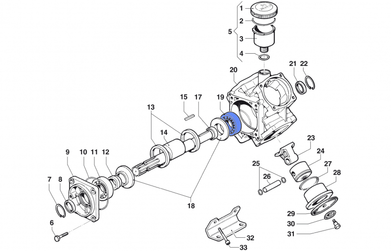 Ball Bearing for BP 151 K - BP 171 K Pumps