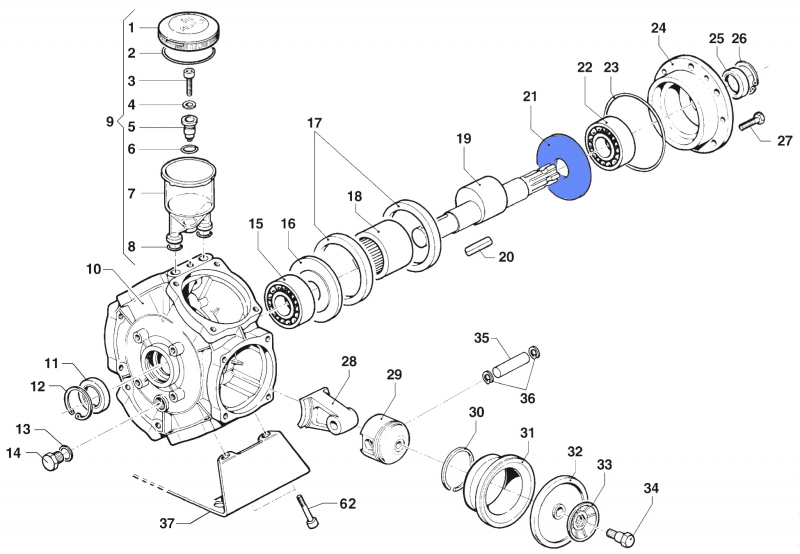 Connecting Rod Washer 2813000500 for Comet BP 241-281 K