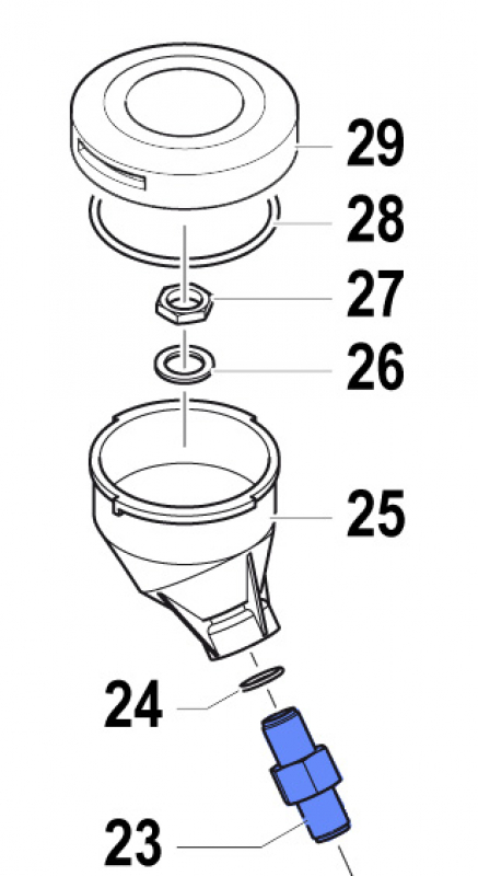 Nipple 2000010700 for Comet Pumps APS 141-166