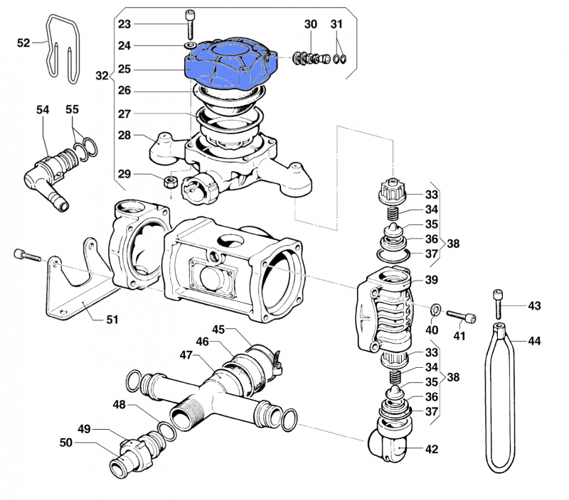 Comet Pressure Accumulator Cover