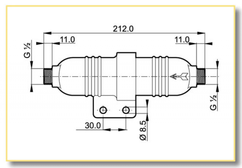 Arag filter element for torpedo filters