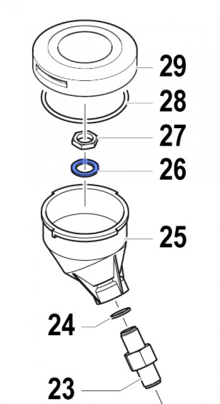 Gasket 1209009100 for Comet Pumps APS 141-166