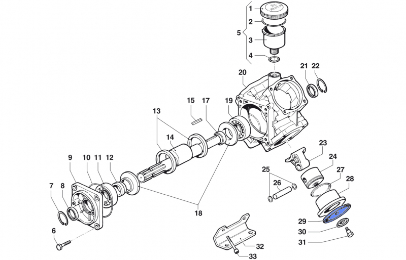 Diaphragm 1800000200 for BP 151-171 K pumps