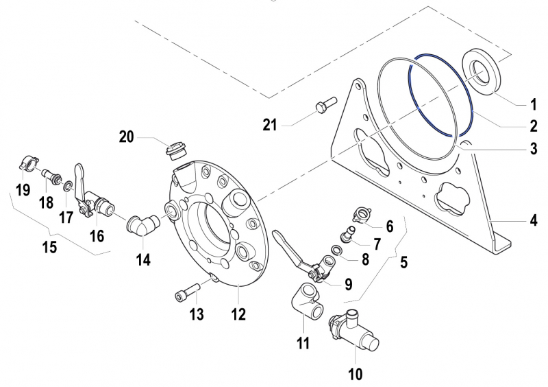 O-Ring 1210075900 for Comet Pumps APS 141-166