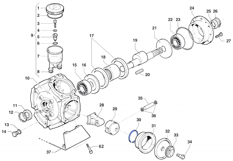 Compression Ring 0020000100 for Comet BP 241-281 K