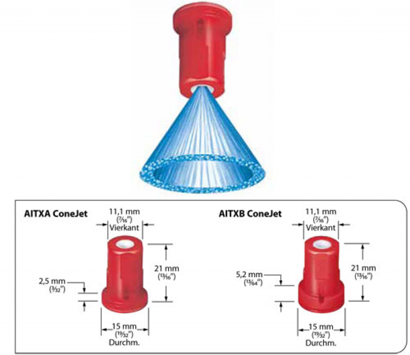 TeeJet ConeJet AITXA ceramic