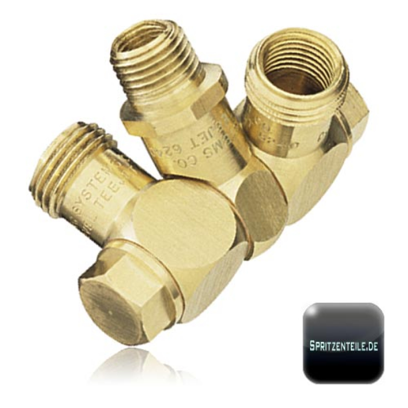 TeeJet Double Swivel Nozzle Holder made of brass