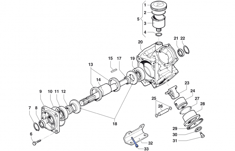 Schraube 3609019200 für Comet Pumpe BP 151-171 K