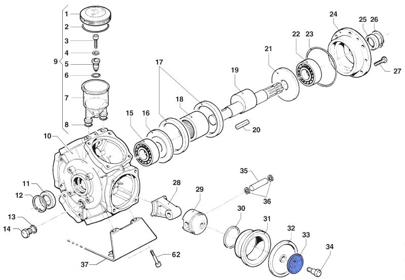 Disc 0602004500 for Comet Pumps BP 241-281 K