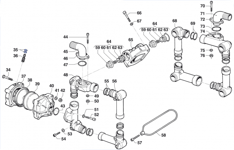 Gasket 1209003300 for Comet Pump BP 151-171 K