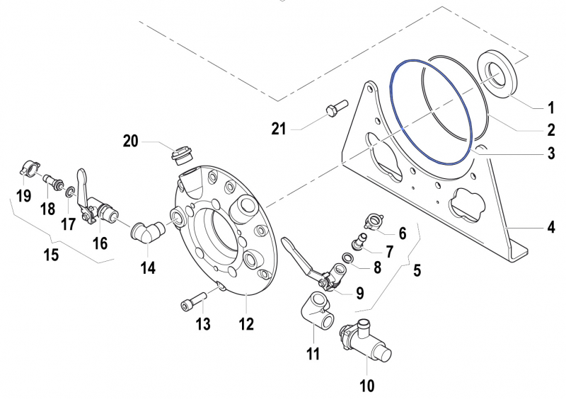 O-Ring 1210076000 for Comet Pumps APS 141-166