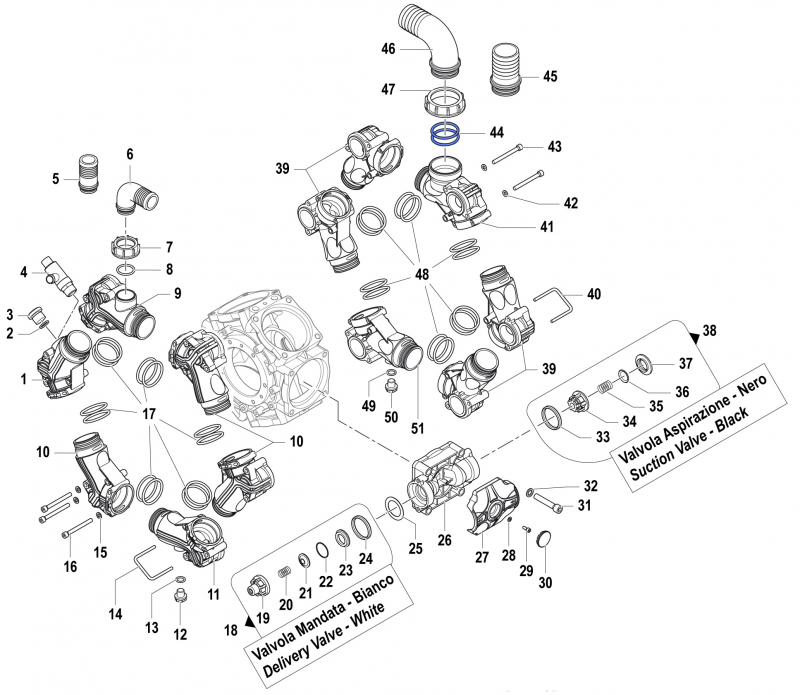 Gasket 1210038700 for Comet BPS 300