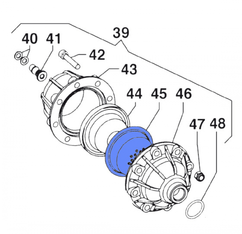 Diaphragm Support Cap. 0460003700 for Comet Pumps IDS 1501-1701-2001