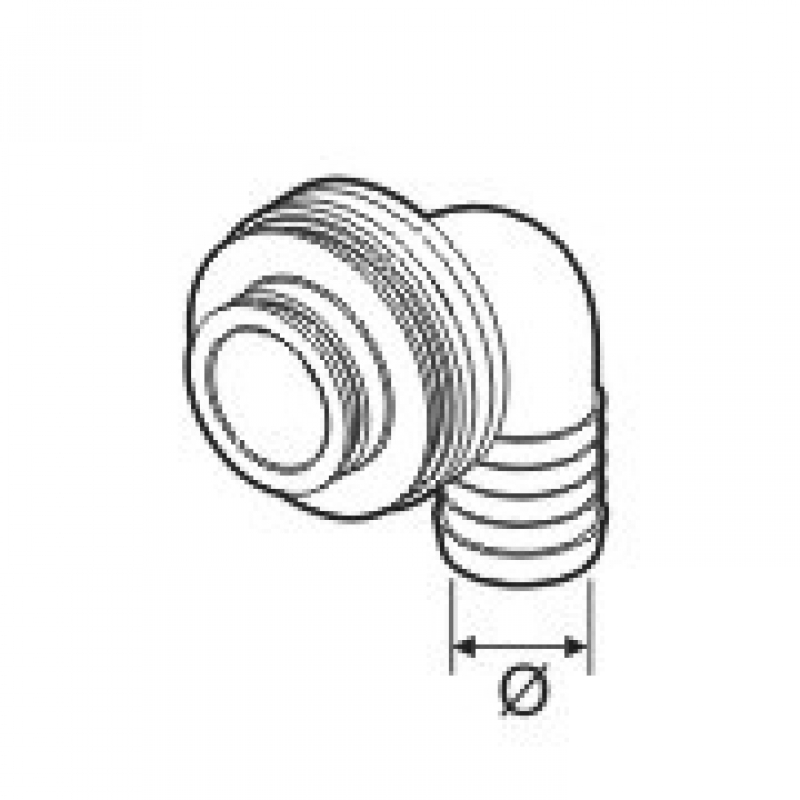 Arag Hose Connection 90° for series 871-471