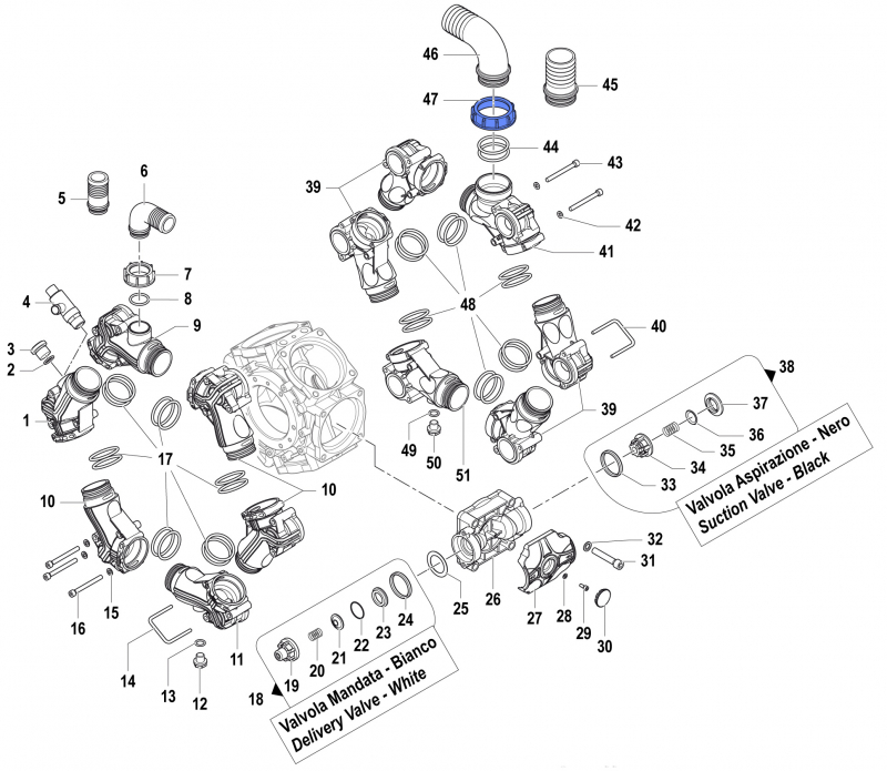 Überwurfmutter für Comet BPS 300