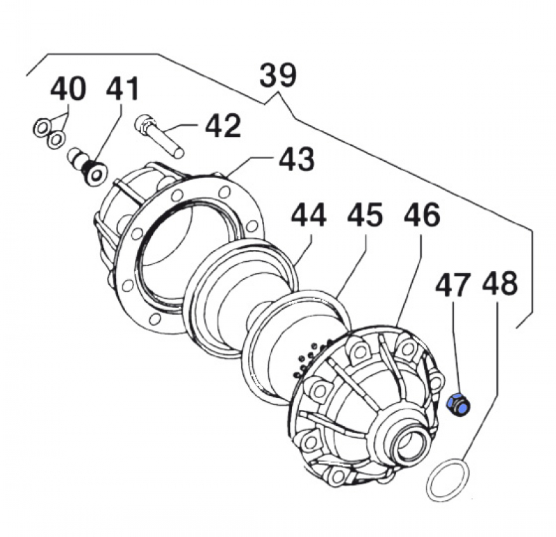 Nut 0604003900 for Comet Pump IDS 1501-1701-2001