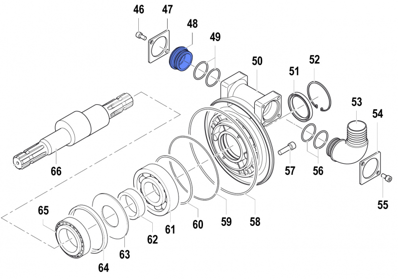 Plug 3202020300 for Comet Pumps APS 141-166