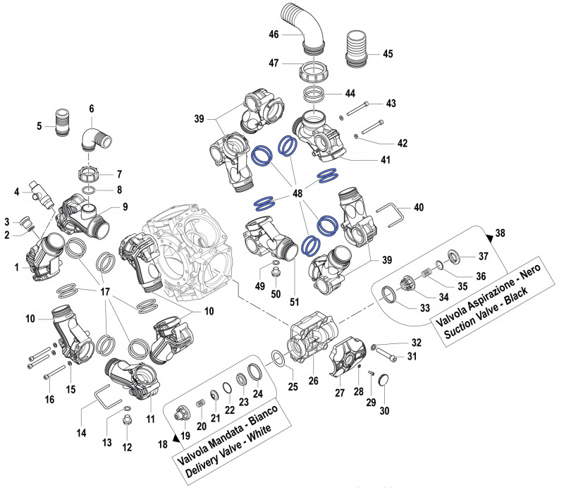 O-Ring für Comet Pumpe BPS 300